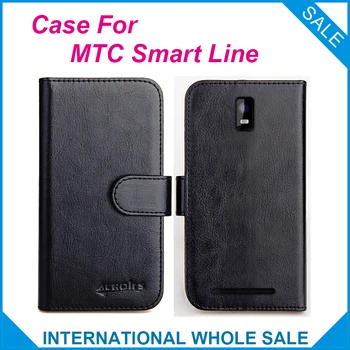 MTC Smart Line Sag 6 Farver Flip Slots Læder Tegnebog Tilfælde, MTC Smart Line Cover Slots Telefon Taske Kreditkort