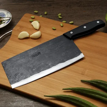 MISGAR Traditionelle Håndlavede skærekniv Kinesisk Stil Kok Specialiseret Knive Cleaver Skarpe Husstand Grøntsager, Kød Kniv