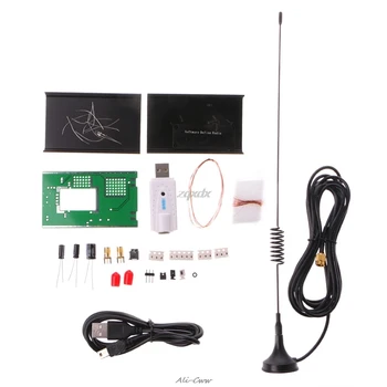DIY Kit 100KHz-1,7 GHz UV-HF FM AM RTL-SDR USB-Tuner Receiver RTL2832U+R820T2