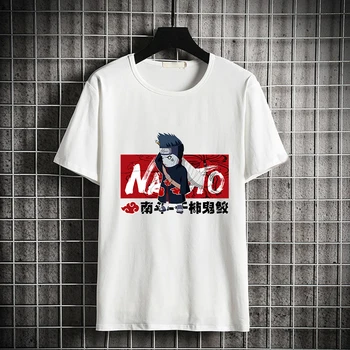Naruto Mode Japansk Anime-Elsker T-Shirts Sasuke Sjove Tegneserie T-Shirt Casual Cool Streetwear Par Top Tee Kvinde Tøj