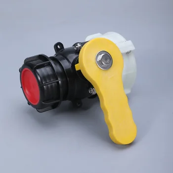 Plast DN50 kugleventil 1000L IBC tank ventil Høj kvalitet Adapter