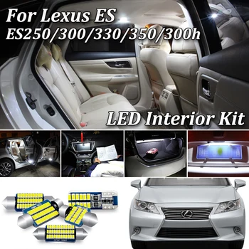 Ingen Fejl Canbus For Lexus ES 250 300 330 350 300h ES250 ES300 ES330 ES350 ES300h LED Interiør Nummerplade Lys Kit 1989-2018