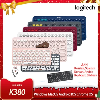 Logitech K380 multi-enhed Bluetooth wireless keyboard linemate multi-farve Windows, MacOS Android IOS Chrome OS-Universal
