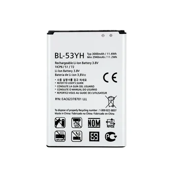 OHD Oprindelige Telefon Batteri Til LG G3 G4 G5 V20 K10 LTE Batteri BL-53YH BL-51YF BL-42D1F BL-45A1H BL-44E1F Batterier