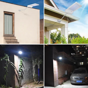 Nyeste 30 LED Solar Light Udendørs Vandtæt LED-Lampe Sikkerhed Belysning Væg Sconces med Montering Pole Stald Veranda, Garage