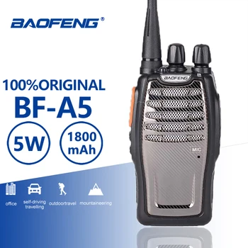 Baofeng BF-A5 Enkelt Bånd UHF-Walkie Talkie 5W 16CH A5 Bærbare To-Vejs Radio VOX-Funktion Radio Comunicador Woki Toki Skinke Radio