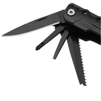 Multifunktionelt værktøj, tænger folde kniv overlevelse udendørs multi formål pocket kniv i rustfrit stål fiskeri tang bit