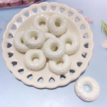 50stk/sæt Mini Blandede Donuts Kage Macarone Dessert Figurer Figurer DIY Håndværk Home Decor Telefonen Sagen Levering Ornament Tilbehør