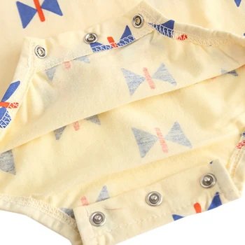 2018 Baby Piger Tøj Rompers+Solhat Korte Sæt Sommer Sunsuit Geometrisk Mønster Prinsesse Spædbarn Tøj Piger, Tøj Buksedragt