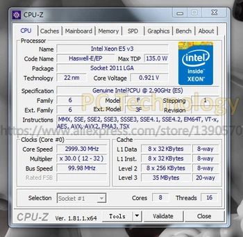 Original Intel Xeon-ES-Version, E5-2667V3 QEYA E5 2667 V3 CPU 2.90 GHz 8-Core 35M E5 2667V3 LGA2011-3-processor E5-2667 V3