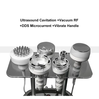 6i 1 80K Ultralyd Kavitation RF Vakuum Skønhed Maskine til Ansigt Ophævelse Tabe Vægt, Hud Foryngelse Rynker Fjernelse