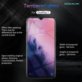 Nye 2019 For Oneplus 7 Hærdet Glas NILLKIN Fantastiske H+Pro Resistente over 2.5 D Hærdet Glas Skærm Protektor Til Oneplus 7
