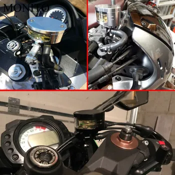 Universal Motorcykel Bremse, Kobling Tank, Cylinder Flydende Olie Reservoir Cup For Kawasaki ZX9R ZXR400 ZZR600 ZX10R ZX12R ZX6R ZX14R