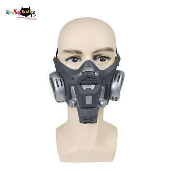 Eraspooky steampunk gas mask cosplay prop halloween kostume til voksne mænd latex masker
