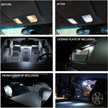 Indvendigt Lys For Ford MAVERICK 4stk/Masse bil-styling Xenon Hvid Canbus Pakke Kit LED