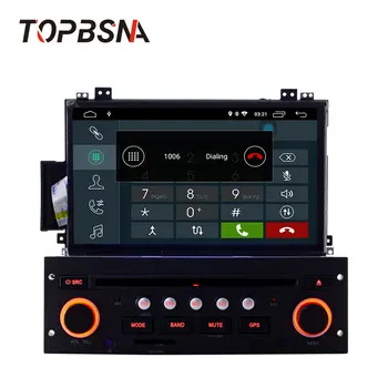 TOPBSNA Android 10 Bil DVD-Afspiller Til Citroen C5 GPS Navigation Mms-1 Din Bil Radio Stereo WIFI IPS-Skærm Styreenhed Audio