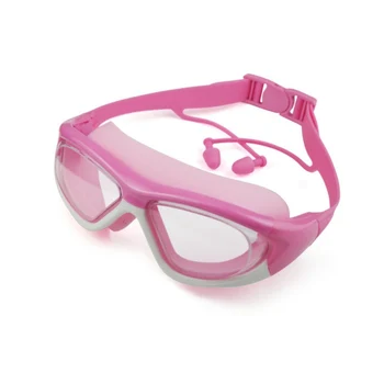 Høj Kvalitet Silikone Svømning Beskyttelsesbriller, Anti-tåge UV-Svømning Briller Med Øreprop for Børn Vandsport Briller