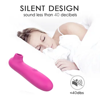 Klitoris Sugende Klitoris Vibrator med Sugekop 10 Frekvenser Vandtæt Brystvorten Stimulator Oral Sex Simulator Sex Legetøj til Kvinder