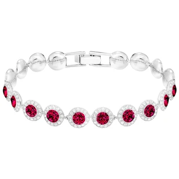SWA Høj Kvalitet Ny ENGLEAGTIGE Armbånd Smukke Røde Krystal Elegant Dame Smykker til Veninder til at Sende Romantiske Gaver