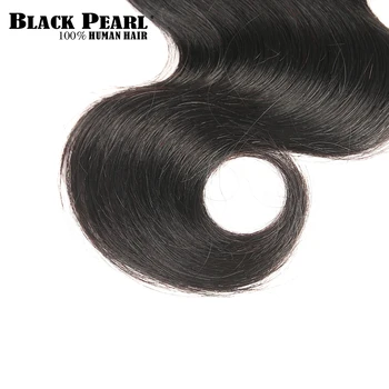 Black Pearl Peruvianske Kroppen Bølge Hår Extensions Non-Remy Human Hair Bundter Naturlige Farve 8-26 tommer 4 Bundter Gratis Fragt