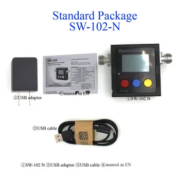Nye SURECOM SW-102 meter 125-520 Mhz Digital VHF/UHF Power & SWR Meter SW102 For To-Vejs Radio