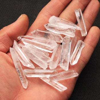 100G Naturlige Mineral Krystal Hvid Krystal Punkt Rå Sten, Grus Hjem Udsmykning DIY Energi Healing Håndværk