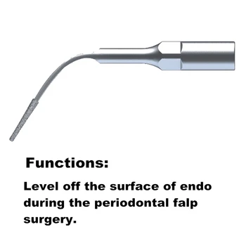 E3D Endodontic Tip Og P3D Dental Udstyr Tip Til EMS og Spætte Ultralyd Scaler Perio Behandling Tip diamantbelagt