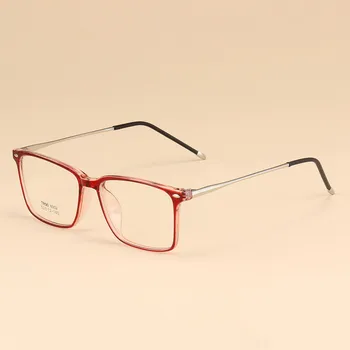 Business Mænd rektangel Briller Briller Ramme TR90 Komfort Nærsynethed Recept Klare Linser, Optiske Almindeligt Spejl 2019
