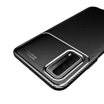 Huawei S Smart 2021 Tilfælde Luksus Business-type carbon fiber i høj kvalitet Silikone Tilbage Dække For Huawei S Smart 2021 Telefonen Tilfælde