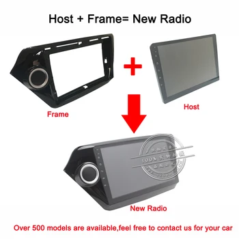 HÆNGE XIAN Bil DVD-Frame Lyd Montering Adapter Dash Trim Kits Facia Panel For Toyota Corolla E120 Corolla EX BYD F3 bil Radio