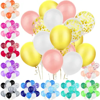 40pcs Blandet Rose Guld Konfetti Latex Balloner Bryllup juledekoration Baby Shower, Fødselsdag Part Indretning Luft Ballon Globos