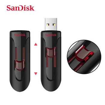 SanDisk CZ600 USB-Flash-Drev 256GB 128GB 32GB, 64GB USB 3.0 High Speed Pen-Drev Mini Memory Stick Flash U Disk