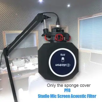 Professionel Studio Mic-Tv med Akustisk Filter Desktop Recording Mikrofon med støjreduktion vindskærm til YouTube Tiktok Live