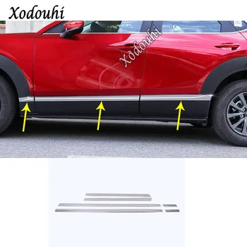Bilen Kroppen Sticker Cover Side Døren Trim Strip Støbning Stream Lampe Panel Kofanger Krop Moulding 6stk For Mazda CX-30 CX30 2020 2021