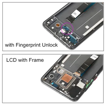 Display for Xiaomi Mi 9 Pro Oprindelige Amoled-Skærm Fingeraftryk Lås Testet Erstatning for Xiaomi Mi 9 Pro 5G M1908F1XE LCD -