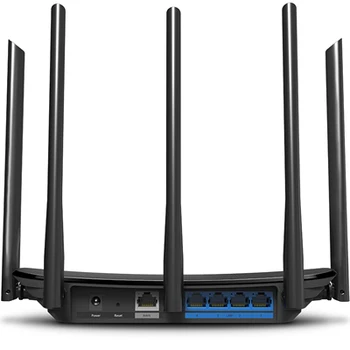 TP-LINK Wireless Wifi Router AC TL-WDR6500 1300Mbps 1 WAN 4 LAN 2 USB-2.4 GHz+5 ghz 802.11 ac/b/n/g/a/3/3u/3ab for Familie-og SOHO