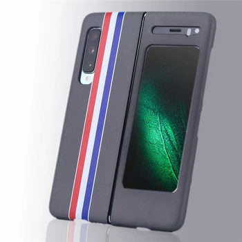 Ultra-tynde Flip Case Phone cover til Samsung Galaxy Fold W20/W2020 Tilbehør til Hurtig Udgivelse, Split Tilbage Dække Sagen