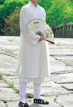 20color Unisex 3pcs/sæt high-grade linned kung fu uniformer Wudang tai chi passer taoistisk robe kampsport tøj