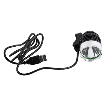 Usb-Genopladelige Cykel Lys Foran 1200LM T6 LED Cykling Cykel Lys Forlygte Hoved Foran Lampen Foran 3 Farve