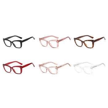 Peekaboo recept tr90 briller kvindelige klar linse, rød pink gennemsigtig cat eye briller ramme kvinder, tilbehør, fødselsdag, gave,