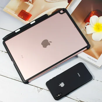 Etui Til iPad Pro 10.5 WOWCASE Hårdt Tilbage Sager Blyant Indehaveren Perfekte MATCH Smart Tastatur Slanke bagcover Til iPad Luft 3 2019