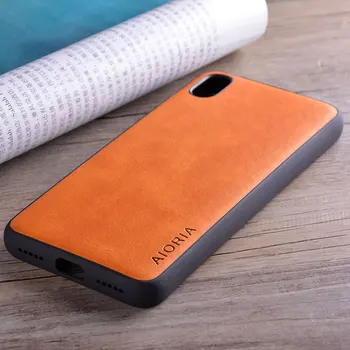 Tilfældet for xiaomi redmi 7a Luksus Vintage læder hud telefon dækning for Xiaomi Redmi 7A tilfælde funda Business coque capa