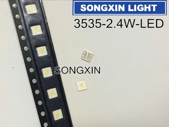 1000PCS LUMEN LED-Baggrundsbelysning Flip-Chip LED 2.4 W 3V 3535 kold hvid 153LM LCD-Baggrundsbelysning til TV-Program