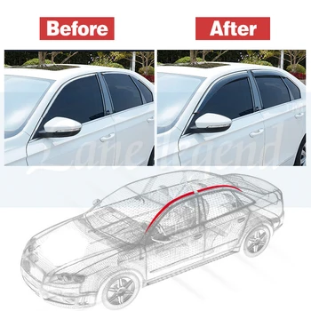 FOR Audi Q5 SQ5 2010-2017 vindue visir bil regn skjold deflektorer markise trim dække udvendige car-styling tilbehør dele