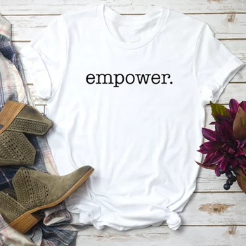 Give Kvinder T-Shirts, kortærmede Skjorte Graphic Tee Shirt i Bomuld Toppe Feministiske T-shirts Piger Tøj Black Liv Sagen
