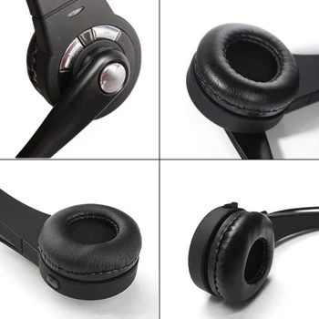 Bluetooth-Headset, Håndfri Støj Annullering Hovedtelefoner med Mikrofon til PS3 Smart Phones, Tablet PC Stereo Headset