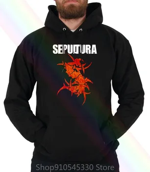 Sepultura Hoodie Sweatshirts Hoodie Sweatshirts Alternativ Metal Derrick Green S M L Xl 2Xl 3Xl Soulfly Kvinder Mænd