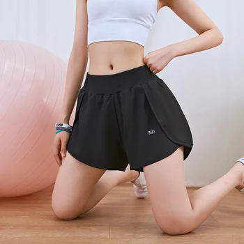 Sport shorts kvindelige quick-tørring anti-blænding casual shorts løs uden slid kører fitness yoga shorts tynd sektion