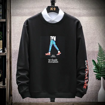 Print Hip Hop Hoodie Mænd Kvinder Pullover Overdimensionerede Streetwear til Mænd Sweatshirts og Hættetrøjer 2020 Mand