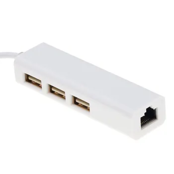 Kebidu Hot 3 Havne Type C til USB-HUB Understøtter Ethernet LAN RJ45 Kabel-Adapter netværkskort USB 3.1 2.0 dataoverførsel Adapter